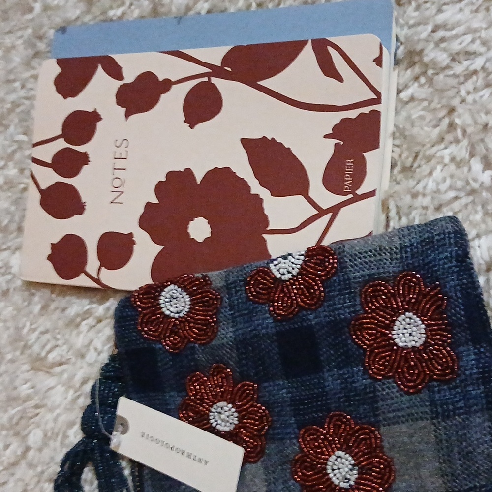 NWT ANTHROPOLOGIE BEADED BAG /NOTE BOOK - Picture 15 of 15